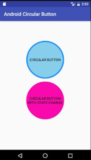 How to Android circle button example