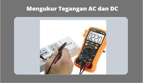 Cara Mudah Mengukur Tegangan AC dan DC Menggunakan AVO Meter