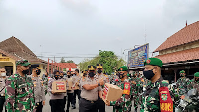Serdik Sespimti Dikreg 30 Bagikan 1000 Paket Sembako di Kota Serang