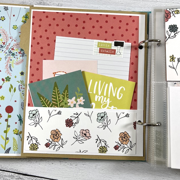 Scrapbook Album and Yearly Planner with Pocket Page