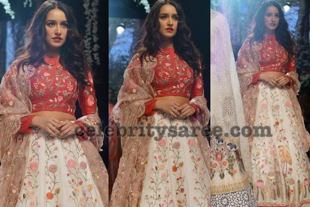 Shradda Kapoor Floral Lehenga 