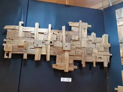 Abstract art from wood