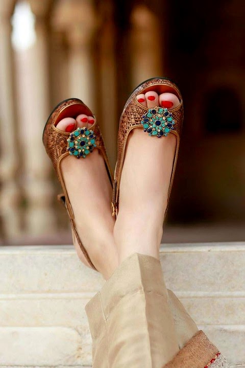 Farah and Fatima FootWear Collection for Eid 2014