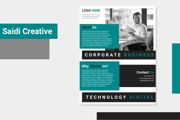 Free Corporate Business Flyer Template Word Document Fully Editable File