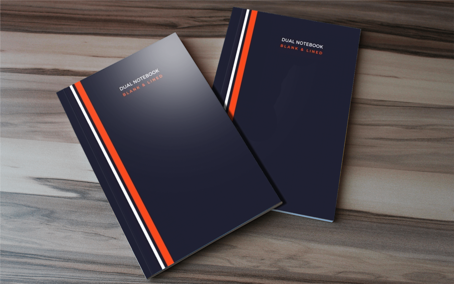 Dual Notebook Blank & Lined: Lined and Blank Pages Alternating • College Ruled Paper (8.5" x 11") • 120 Pages