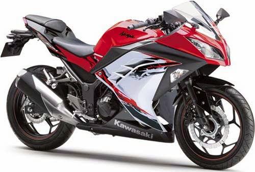 modifikasi motor ninja 250 warna merah  tahun ini