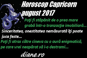 Horoscop august 2017 Capricorn