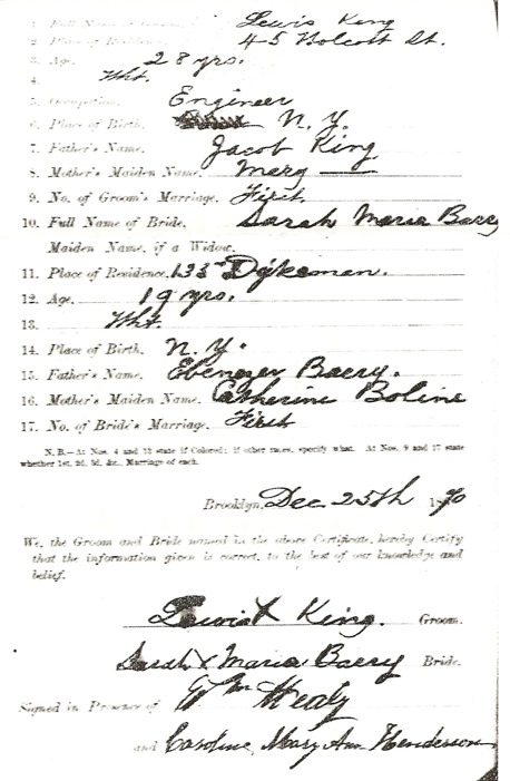King Louis Sarah marriage 1