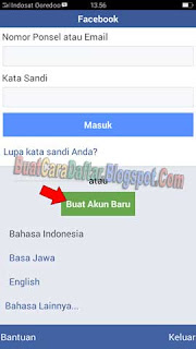 daftar facebook lewat hp samsung