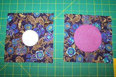 Pieced circle block