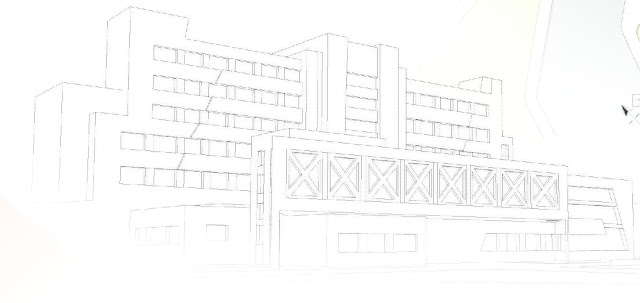 perspective sketch of Graduation Projects