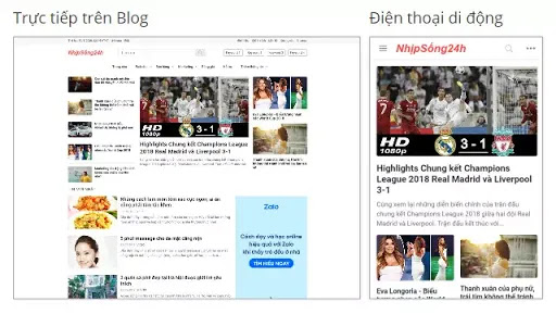 Template blogspot tin tức Grid & List