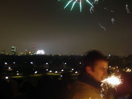 New Year 2009 on Primrose Hill