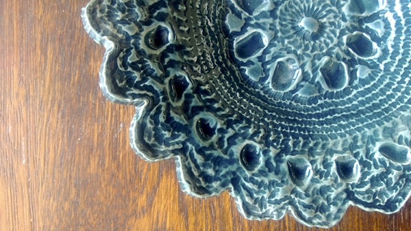 teal small trivet size qt detail