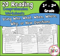  20 Comprehension Worksheets