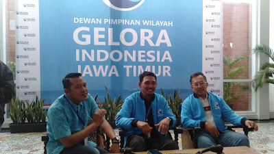 DPW Partai Gelombang Rakyat Indonesia (Gelora) Jatim Kumpulkan Ketua dan Sekretaris DPD se-Jatim