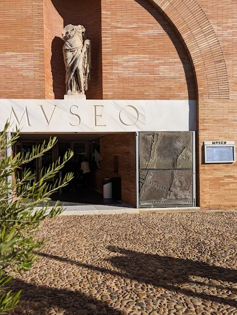 Entrance to the National Museum of Roman Art in Mérida Spain