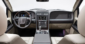 Interior view of 2015 Lincoln Navigator
