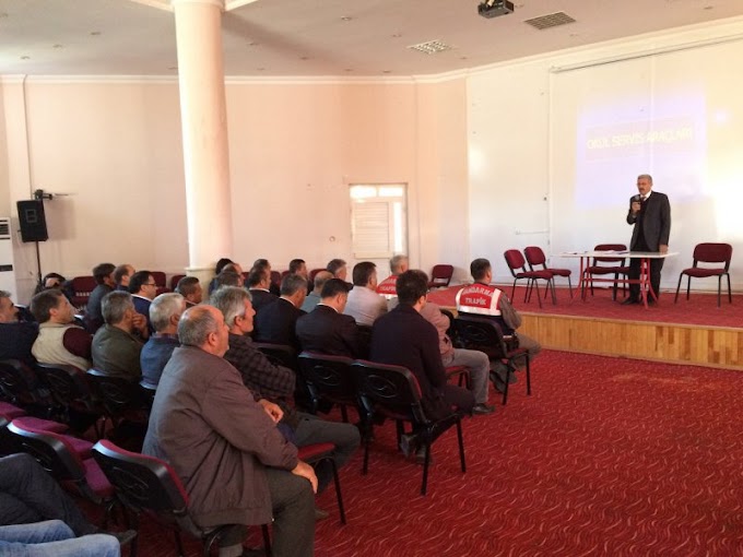 Bozkır’da Öğrenci Taşıma güvenliği toplantısı düzenlendi.