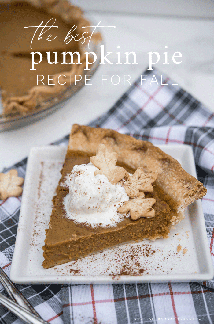 The best pumpkin pie recipe for fall