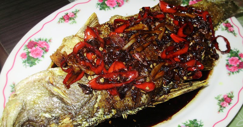 Resepi Ikan Duri Masak Kicap - Pewarna b