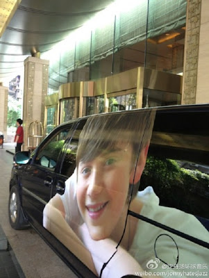 The Greysonmobile parked at the hotel in China July 2012 Custom Van