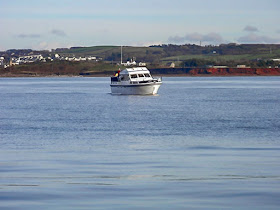 Photo of Ravensdale out on the Solway Firth on Monday. Photo by Glyn Dixon