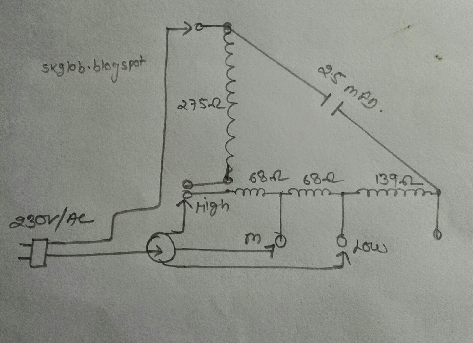 ... Wiring Diagram - electrical engineering world ceiling fan wiring