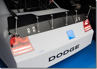 2010 Talladega Test Mar Dodge spoiler