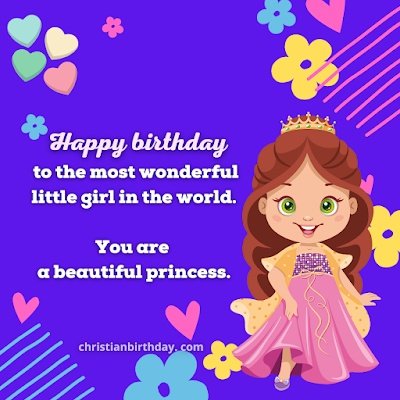 happy birthday to my princess little girl