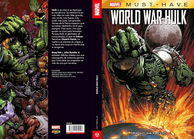 Reseña de Marvel Must-Have. World War Hulk, de Greg Pak. Panini Comics.