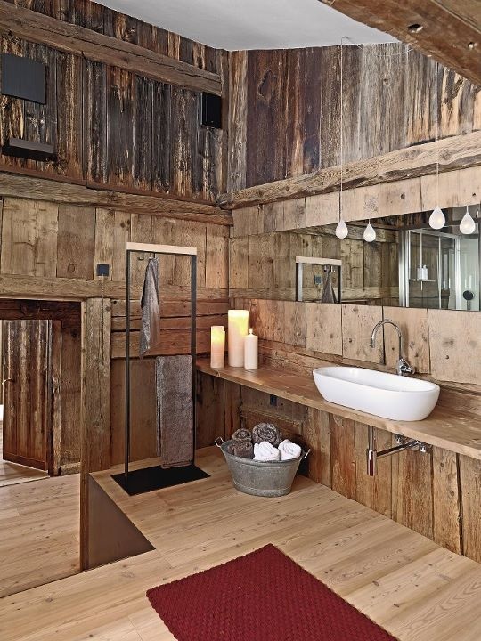 Desain kamar mandi rumah  kayu Desain Kamar Mandi