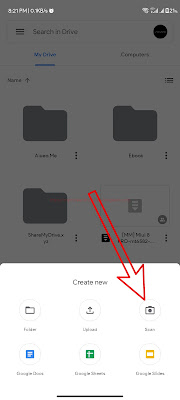 scan dokumen di google drive