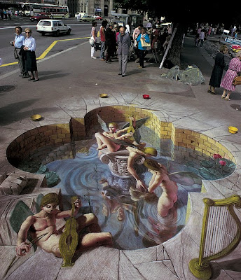 Amazing 3 dimensional illusions of Kurt Wenner