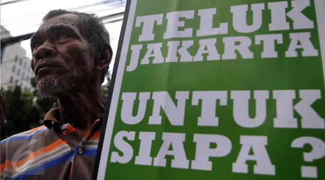 Reklamasi Teluk Jakarta Bikin Pendapatan Nelayan Jakarta Turun Drastis