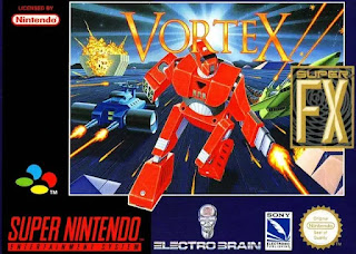 Vortex SNES Super Nintendo Box Art
