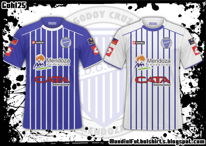 Mundial Futbol Shirts: Godoy Cruz Mendoza 2012 (Libertadores)