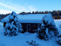 THere's a lot of snow in Norway