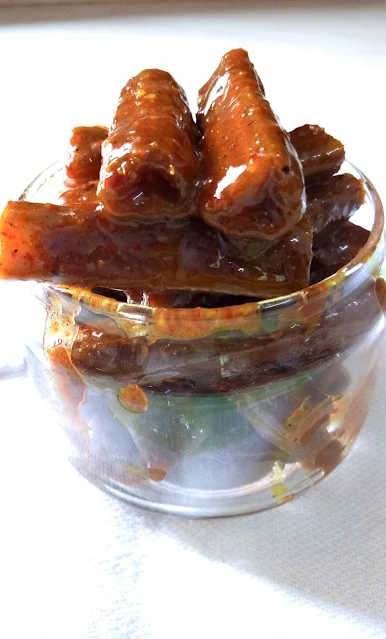 Sweet drumstick pickle