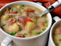 CREAMY HAM AND POTATO SOUP