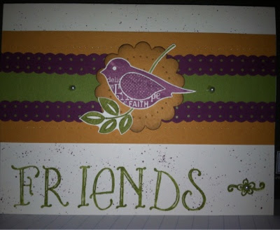 Blissful Bird Friend Card - www.jennsavstamps.blogspot.com