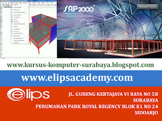 KURSUS SAP 2000 DI SURABAYA | ELIPS ACADEMY COMPUTER