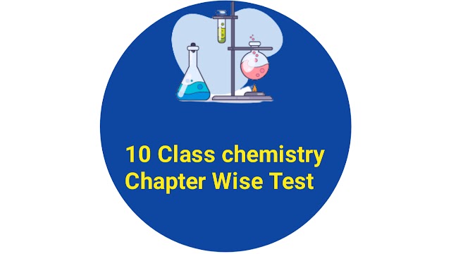 Chemistry Class10th  Chapter wise Test papers pdf No watermark