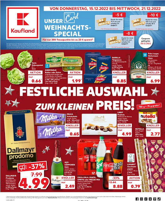 KAUFLAND  Prospekt - Angebote  ab 15.12 / 08.12 2022 →  NICOLAUS | Kaufland Card | ONLINE MARKETPLATZ DEALS