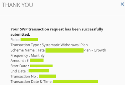 Tata Mutual Fund SWP