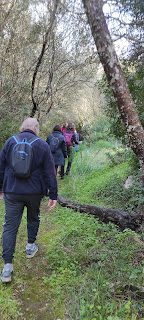 Caminando hacia cala Sant Llorenç