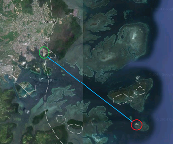 Beras Basah Map View