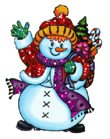 Gif boneco de neve