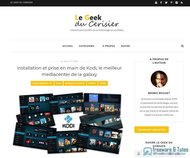 Le site du jour : Le Geek du Cerisier 