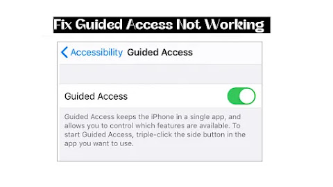 8 Ways to Fix Guided Access Not Working on your iPhone